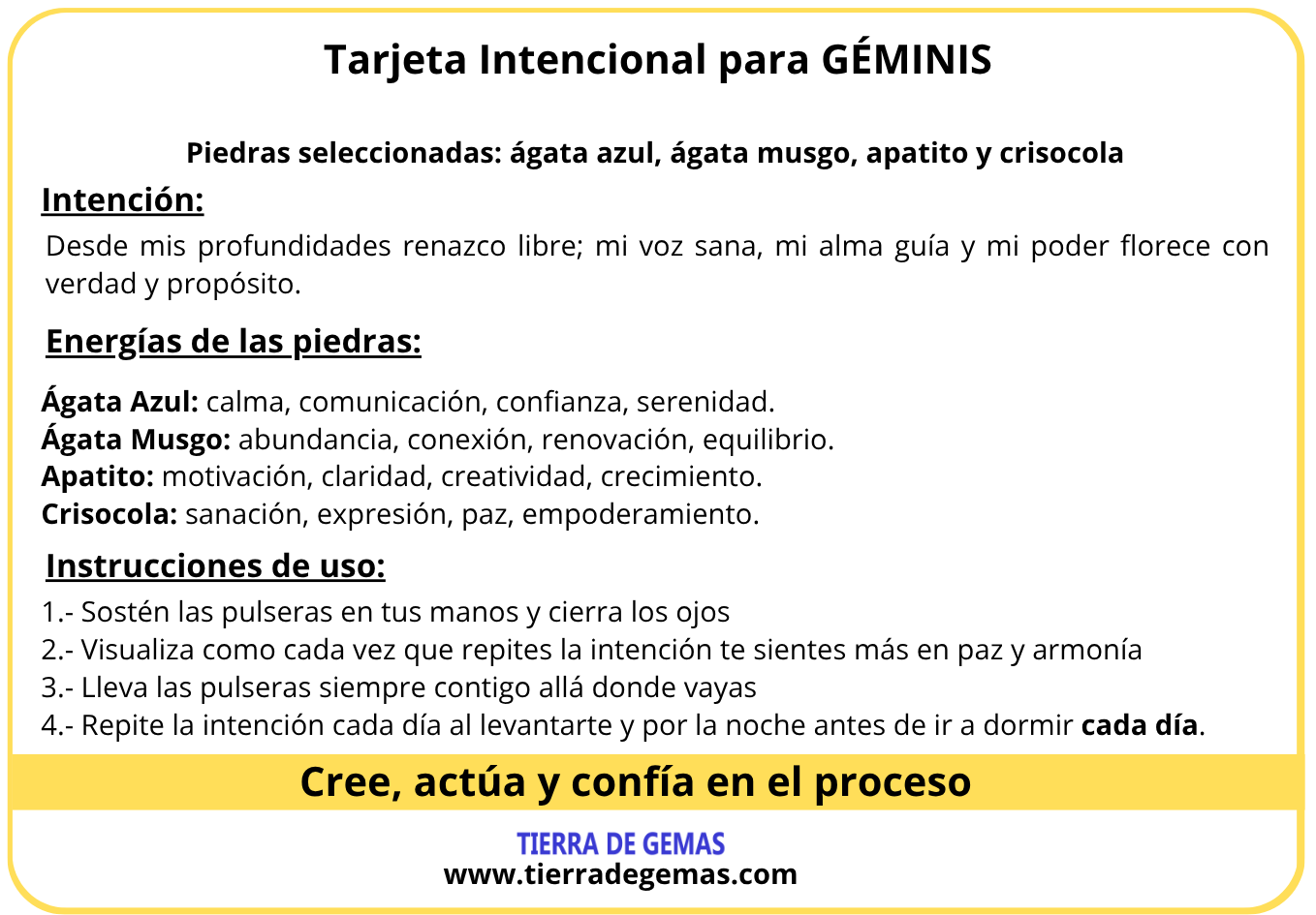 Set Pulseras Geminis