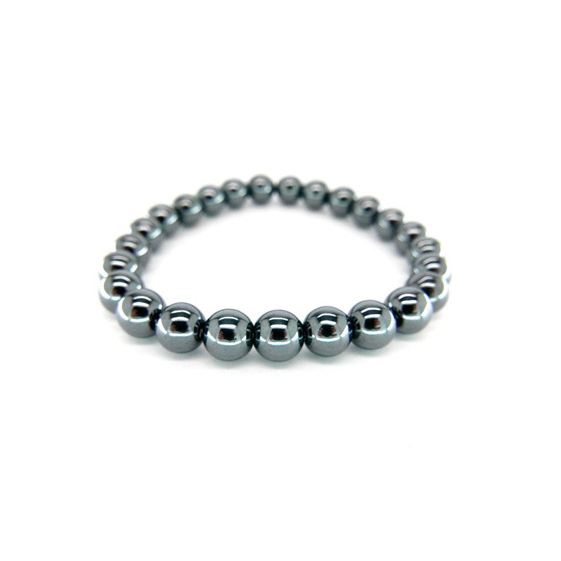 Pulsera hematite bolas 8mm