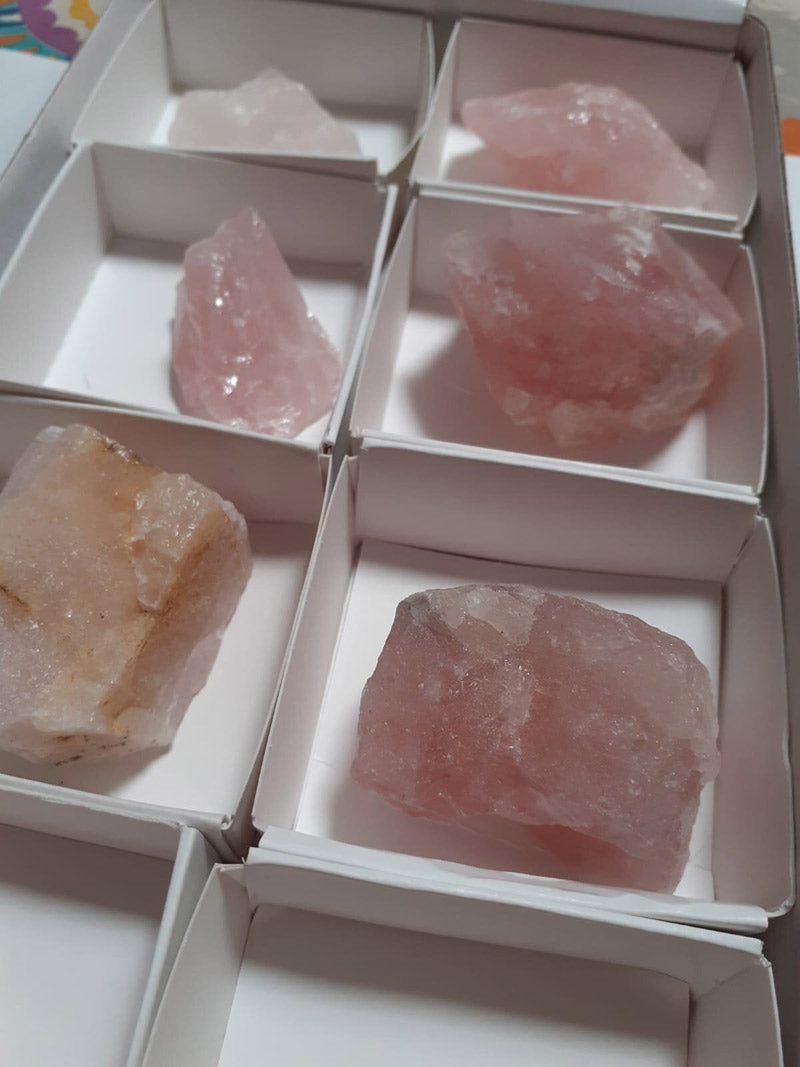 Piedra Cuarzo Rosa En Bruto 2-3 cm