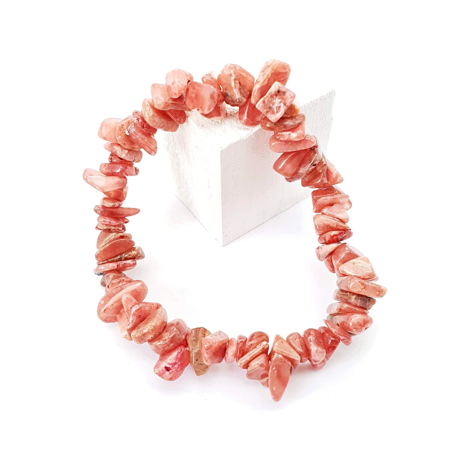 Pulsera rodocrosita chip