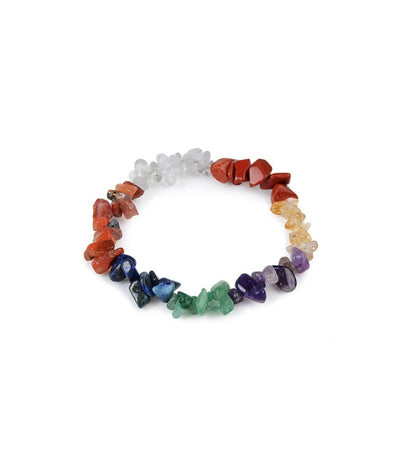 Pulsera 7 chakras chip elástica