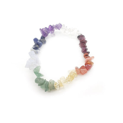 Pulsera 7 chakras chip elástica