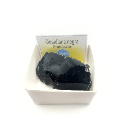 Obsidiana Negra en bruto 3-4 cm