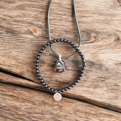 Pack Protección & Calma - Pulsera y Collar de Turmalina Negra