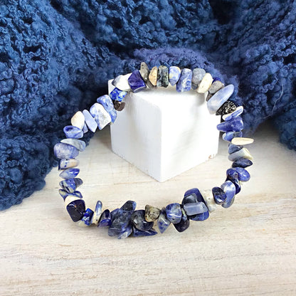 Pulsera sodalita chip