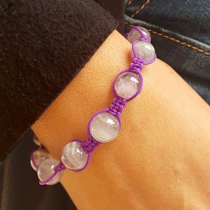 Pulsera amatista "Un pedacito de calma en tu muñeca"