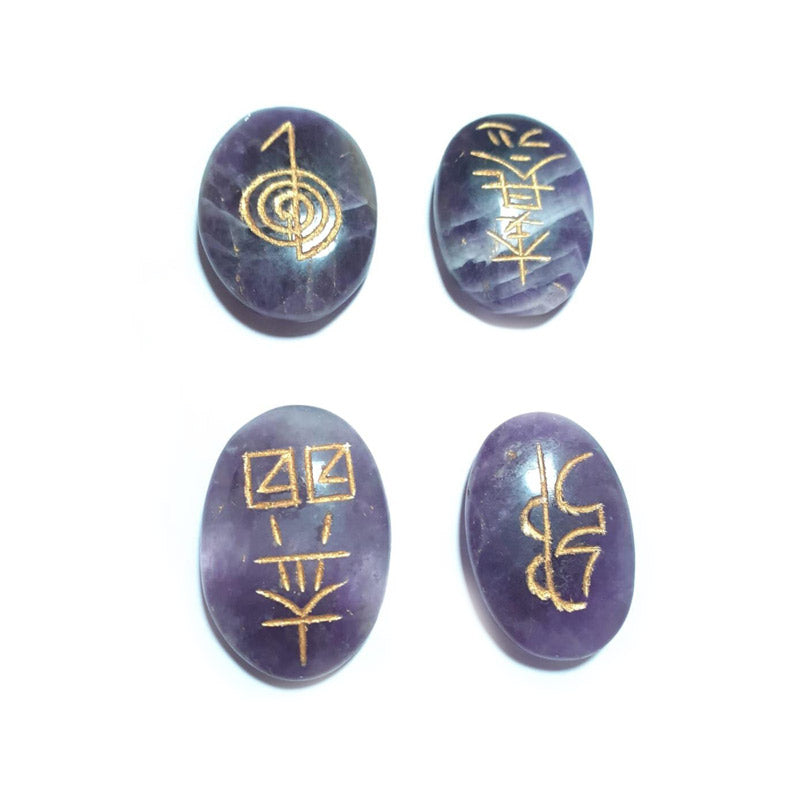 JUEGO SIMBOLOS REIKI AMATISTA 3,5 CM