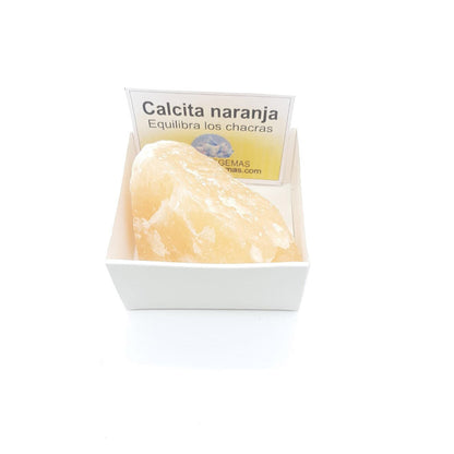 Calcita Naranja en bruto 3-4 cm