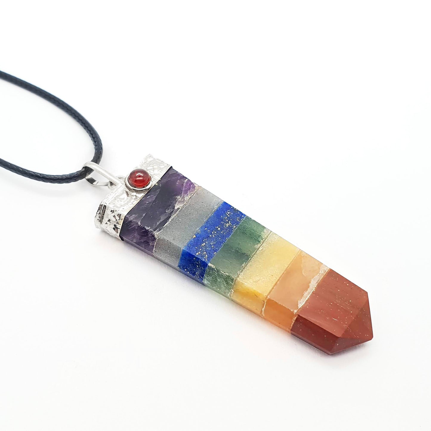 Collar 7 chakras 4,5 cm