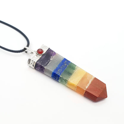 Collar 7 chakras 4,5 cm