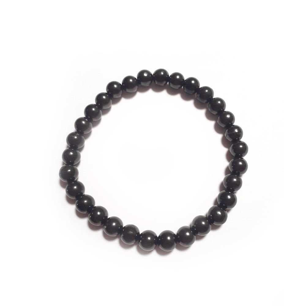 Pulsera Shungit bolas 6mm