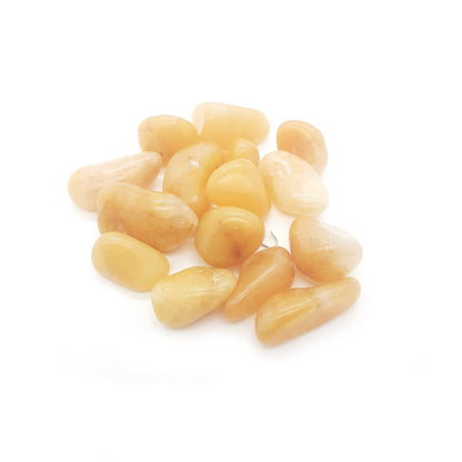 Bolsa 15 rodados aventurina amarilla 1,5 - 2 cm