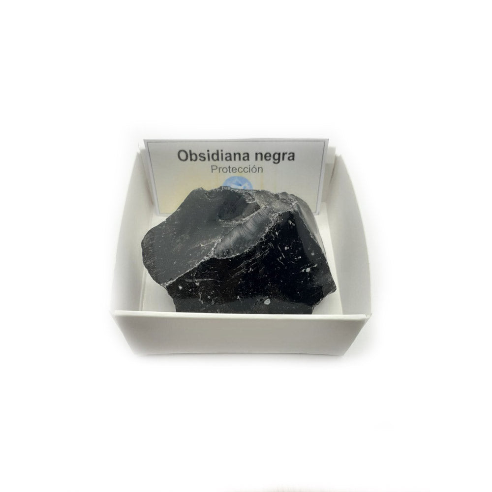 Obsidiana Negra en bruto 5-6 cm
