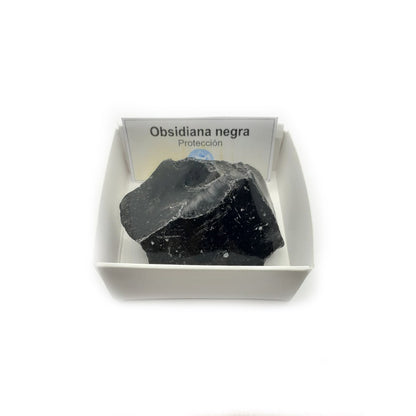Obsidiana Negra en bruto 5-6 cm