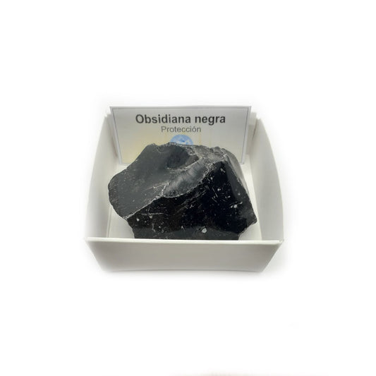 Obsidiana Negra en bruto 5-6 cm