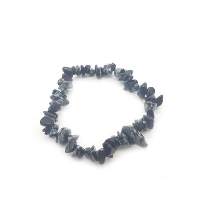 Pulsera obsidiana nevada chip