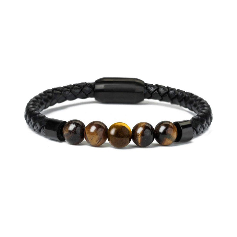 Pulsera ojo de tigre bolas 6mm