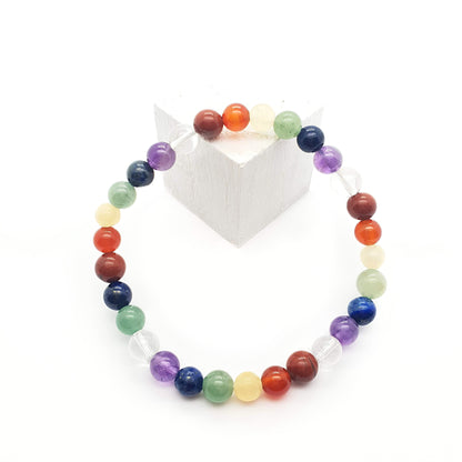 Pulsera 7 chakras bolas 6mm