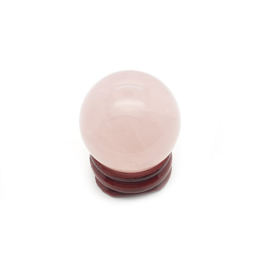Esfera de cuarzo rosa 3 cm