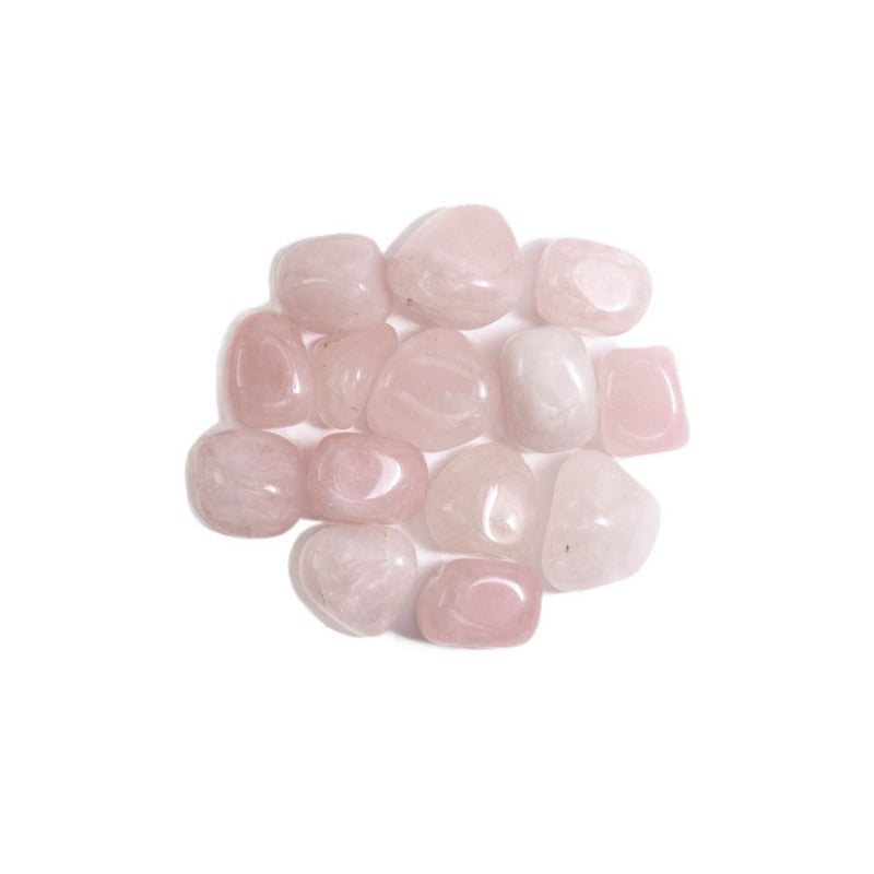 Bolsa 15 rodados cuarzo rosa 1,5 - 2 cm