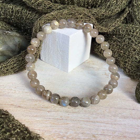 Pulsera labradorita bolas 6mm