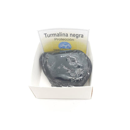 Turmalina Negra Piedra Natural Rodado Pulido 3-4 cm