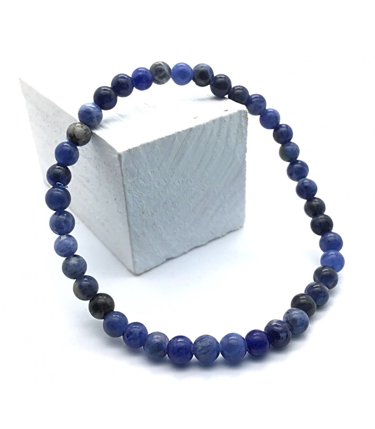 Pulsera sodalita bolas 4mm