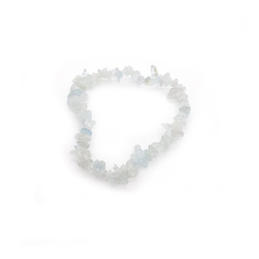Pulsera aguamarina chip