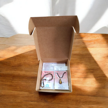 Pack Protección Total Collar + Pulsera Ojo de Tigre