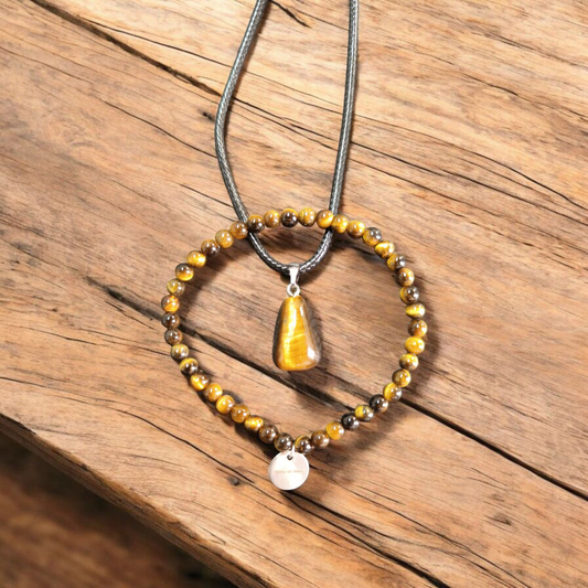 Pack Protección Total Collar + Pulsera Ojo de Tigre