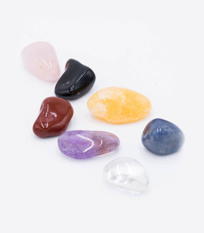 Bolsa piedras 7 chakras 2-3 cm
