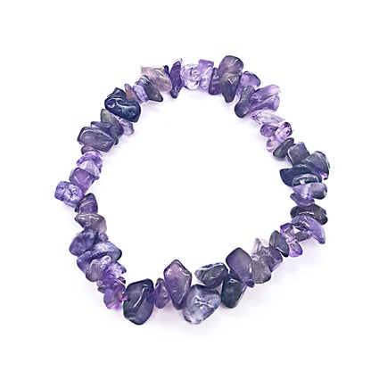 Pulsera amatista chip elástica