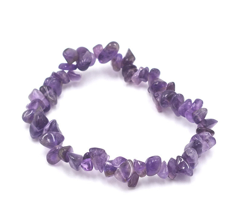 Pulsera amatista chip elástica