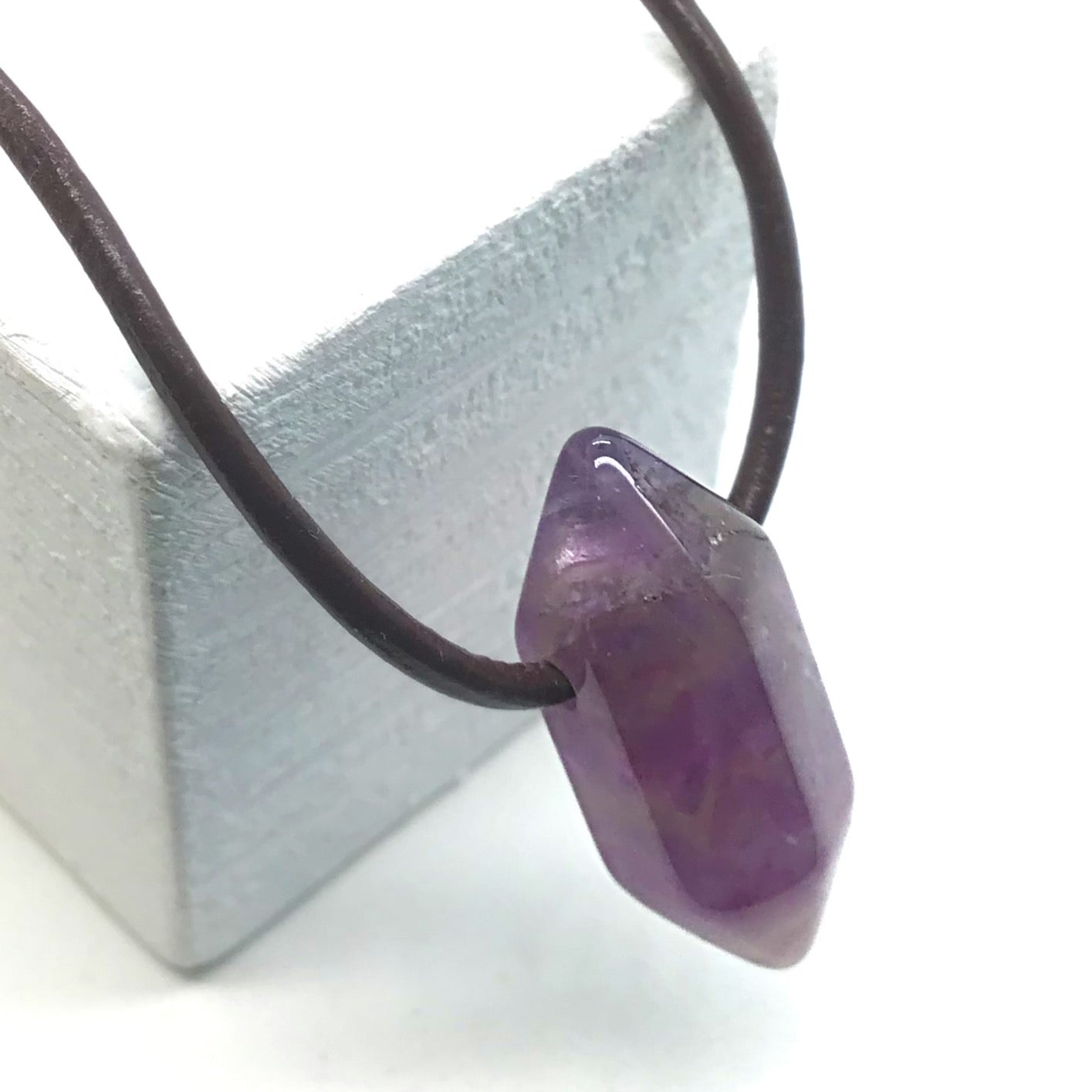 Colgante punta amatista 1,5 - 2 cm