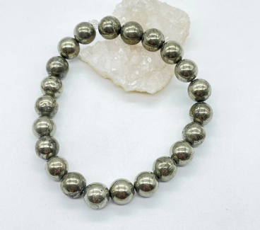 Pulsera De Pirita bolas 8mm