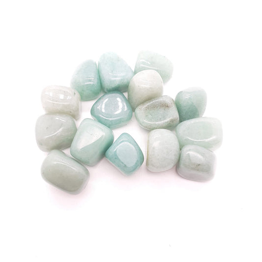 Bolsa 15 rodados aventurina verde 1,5 - 2 cm