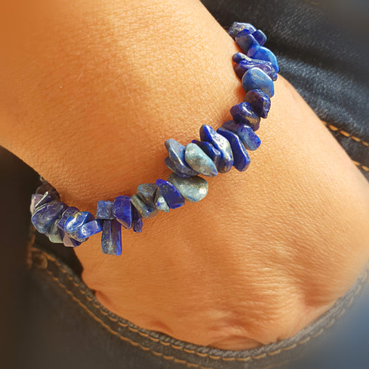 Pulsera lapislazuli chip