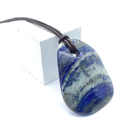 Collar pacificador lapislazuli 3-4 cm