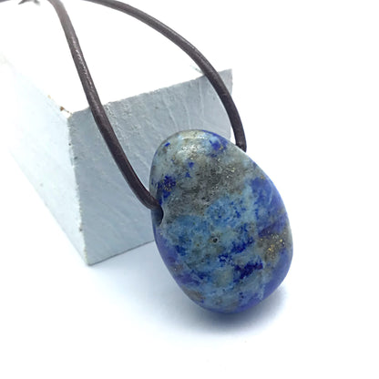 Collar perita lapislazuli 3-4 cm