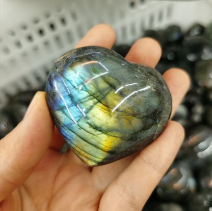 Corazon labradorita natural 3-4 cm