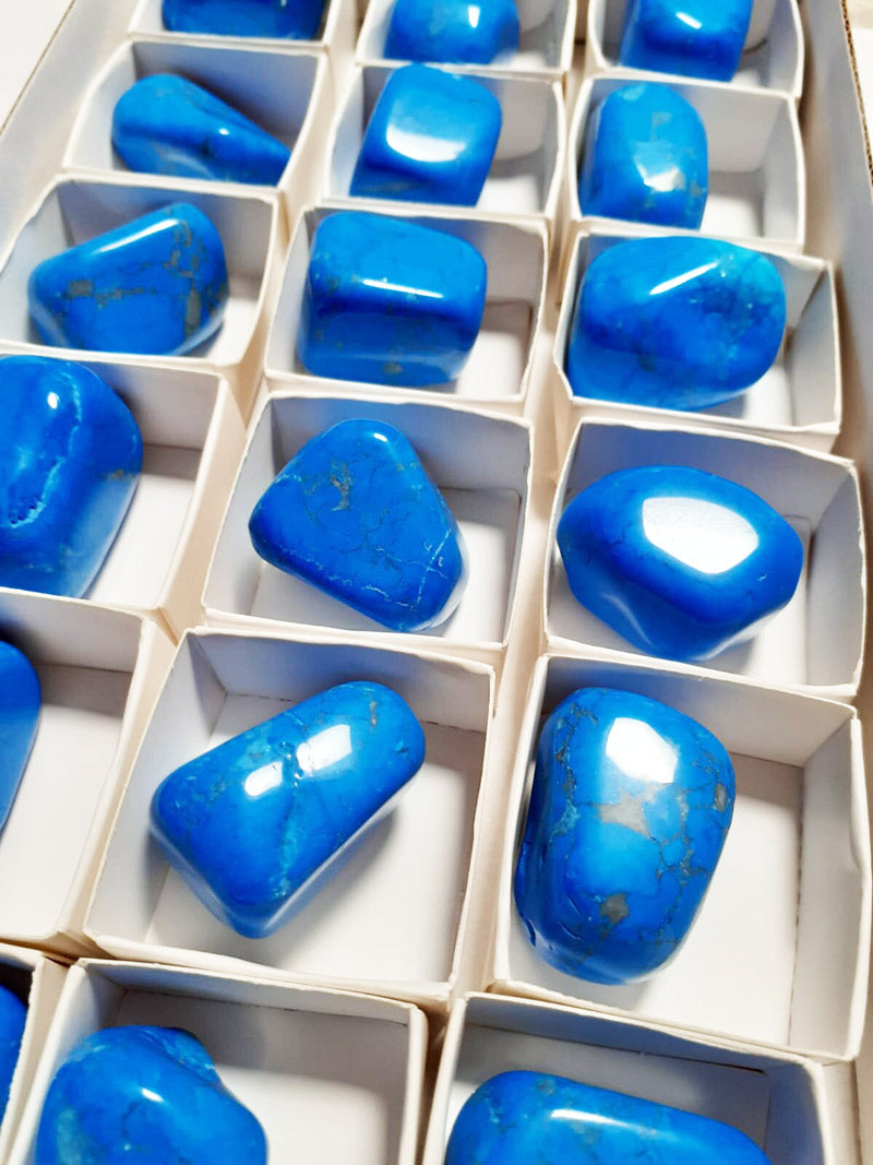 Howlita Azul rodado 3-4 cm