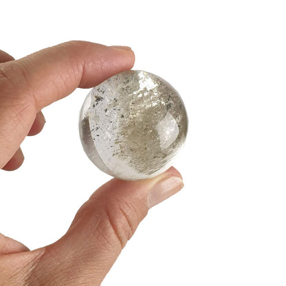 Esfera cuarzo blanco natural 3-4 cm
