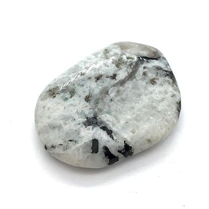 Conecta con tu luz interior y tu intuición (piedra chakra piedra luna 3-4 cm)