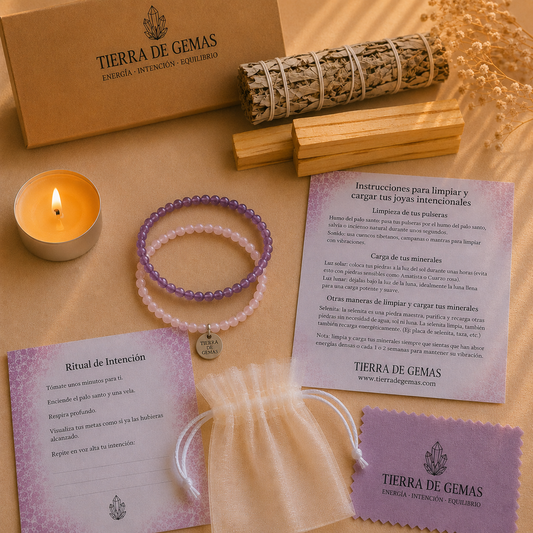 Armonía para el corazón - Pack 2 pulseras poderosas