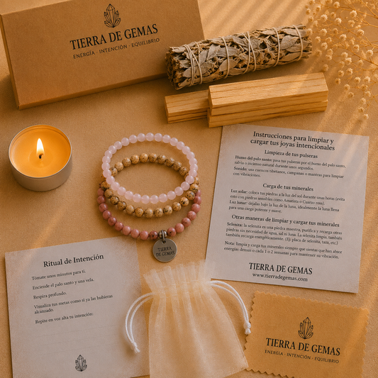 Creatividad y Amor - Pack 3 pulseras poderosas