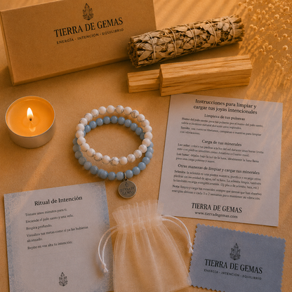 Calma profunda para almas sensibles - Pack 2 pulseras poderosas