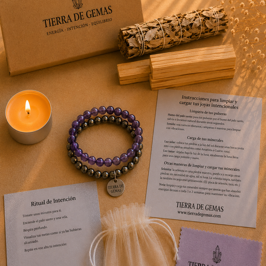 Energía elevada, riqueza activada - Pack 2 pulseras poderosas