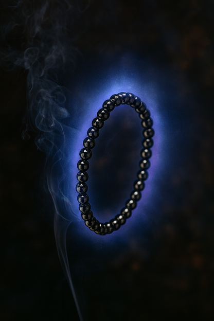 Protección energética contra envidia, ansiedad y malas vibras - Pulsera turmalina negra 4mm