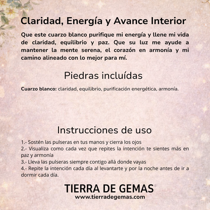 Claridad, Energía y Avance Interior (Collar Cuarzo punta espiral 3-4 cm)