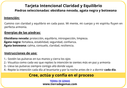 Claridad y Equilibrio - Pack 3 pulseras poderosas